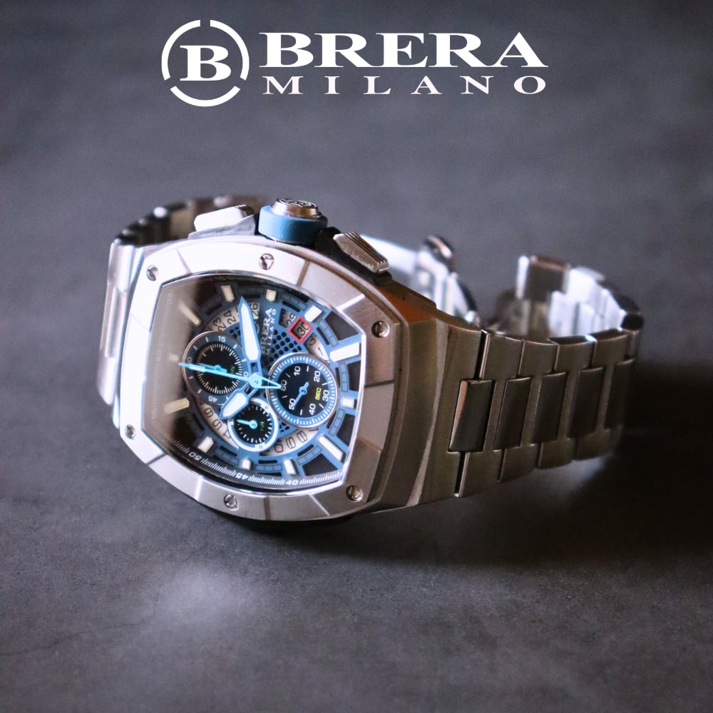BRERA MILANO SUPERSPORTIVO TONNEAU QUARTZ CHRONOGRAPH