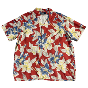 RALPH LAUREN OPEN COLLAR ALOHA SHIRTS