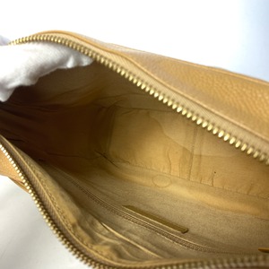 【最終処分SALE】CHANEL シャネル ココマーク  キャビアスキン ショルダーバッグ ベージュ A-7554