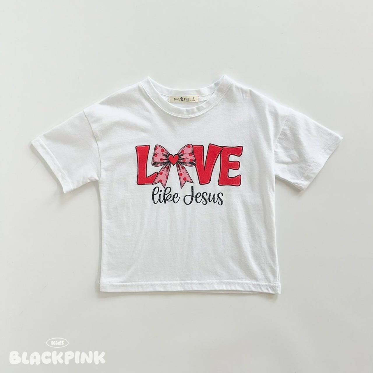 [BLACKPINK] LOVE Short sleeve T-shirt / [블랙핑크] LOVE반팔티