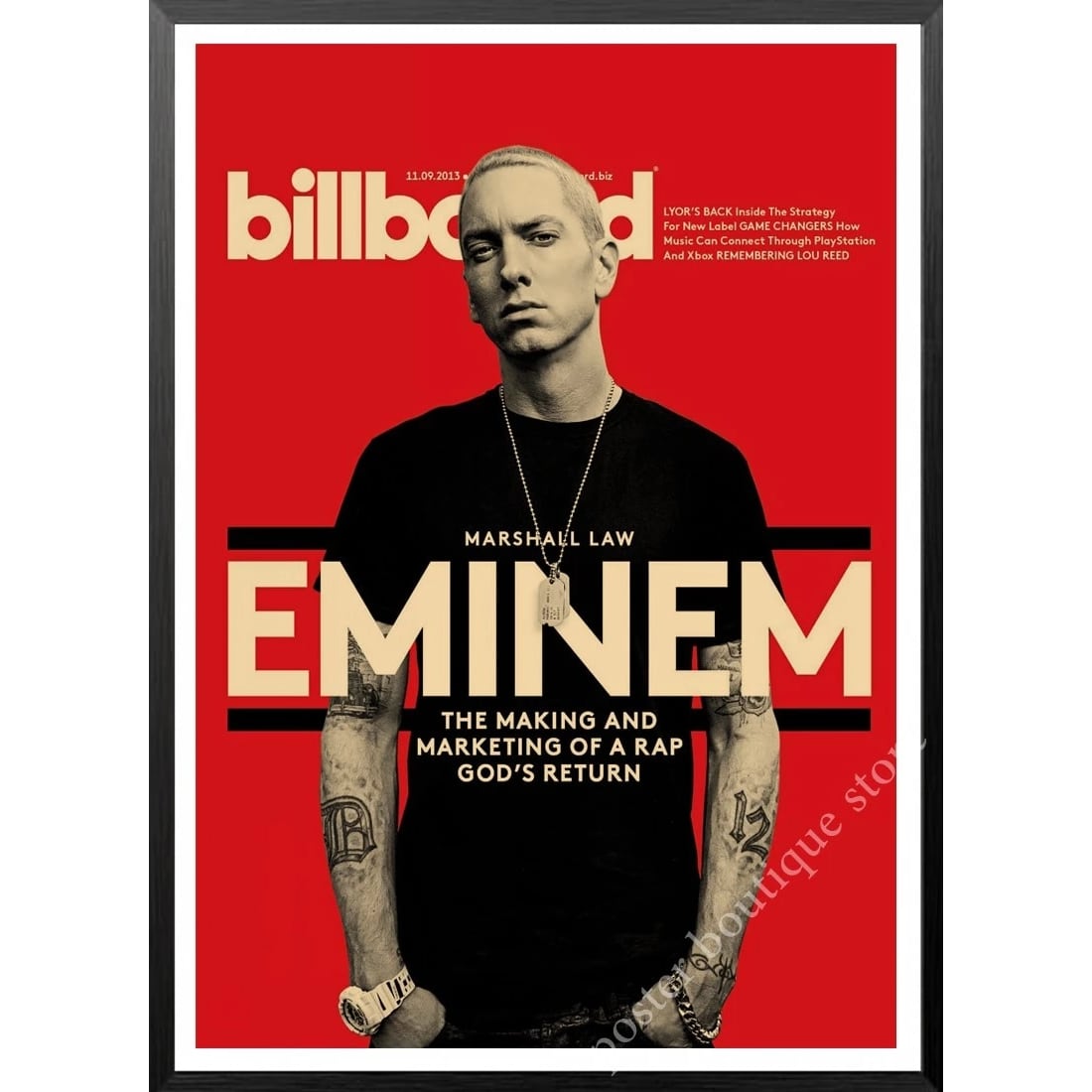 Eminem クラフトペーパーポスター Vol.2 フレーム無し エミネム