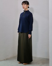 RITSUKO KARITA - Louise Hook Thermal Top :Navy|メタルフック/コットンサーマル/ユニセックス