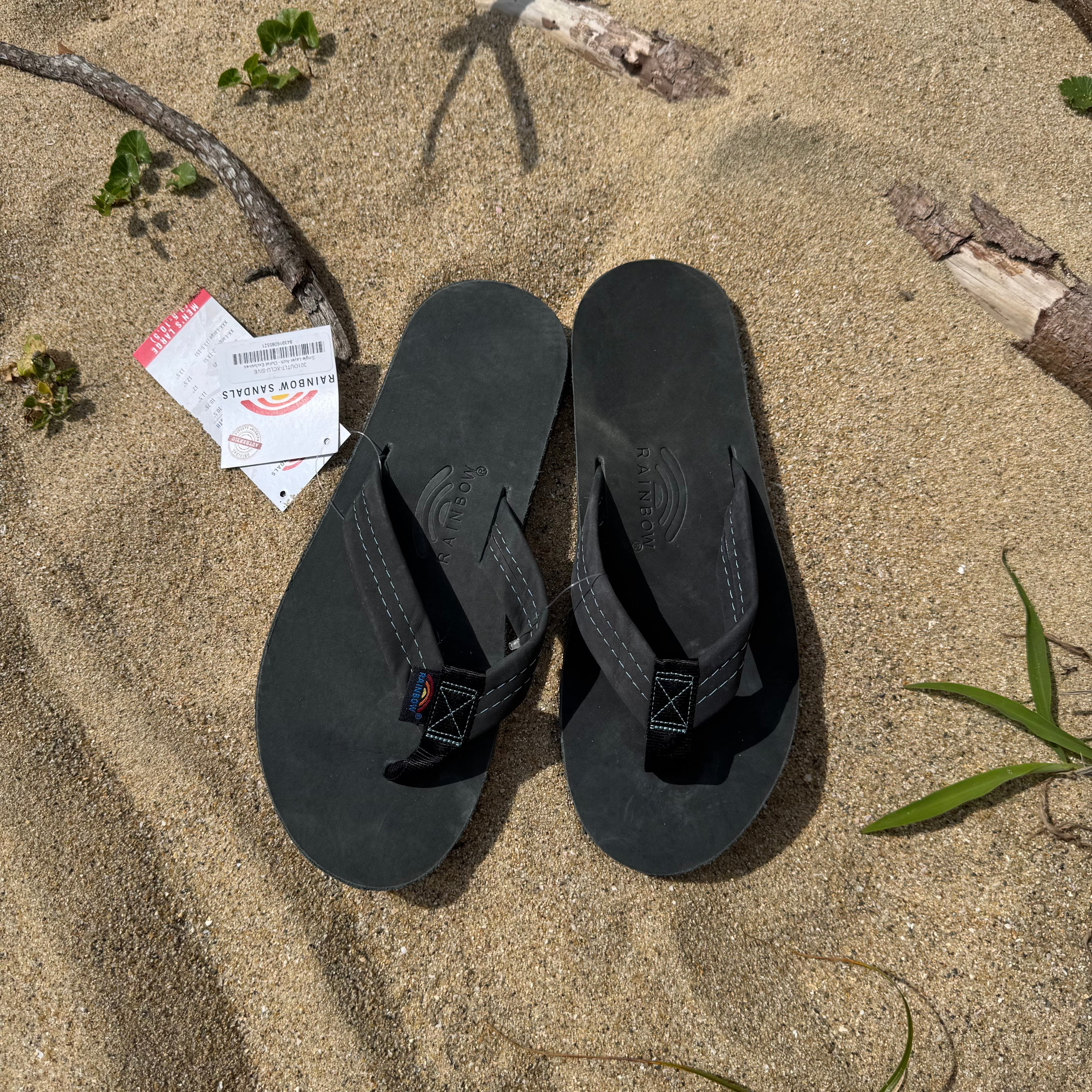FACTORY EXCLUSIVES! "Rainbow Sandals"Single Layer/Black/L