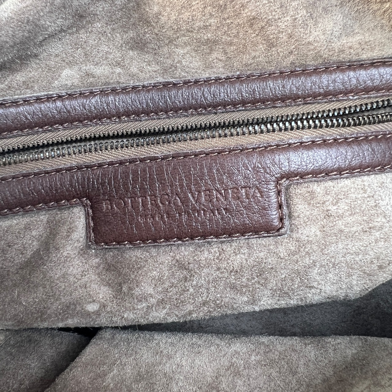 BOTTEGA VENETA ボッテガイントレチャート  ハンドバッグ ブラウン A-9441