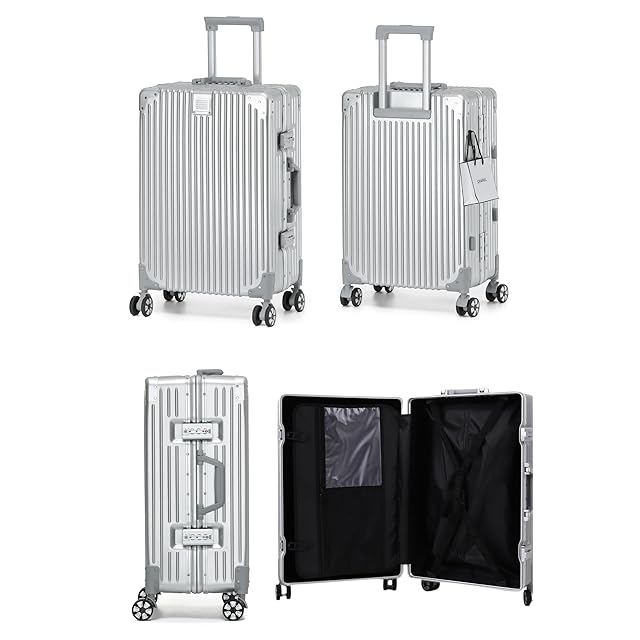 スーツケース アルミフレーム Mサイズ 24インチ 4~6泊 60L スーツケース アルミフレーム Mサイズ 24インチ 4~6泊 60L スーツ