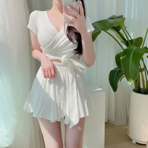 セパレート水着 レディース 送料無料 上下セット カシュクール風 露出控えめ 171982