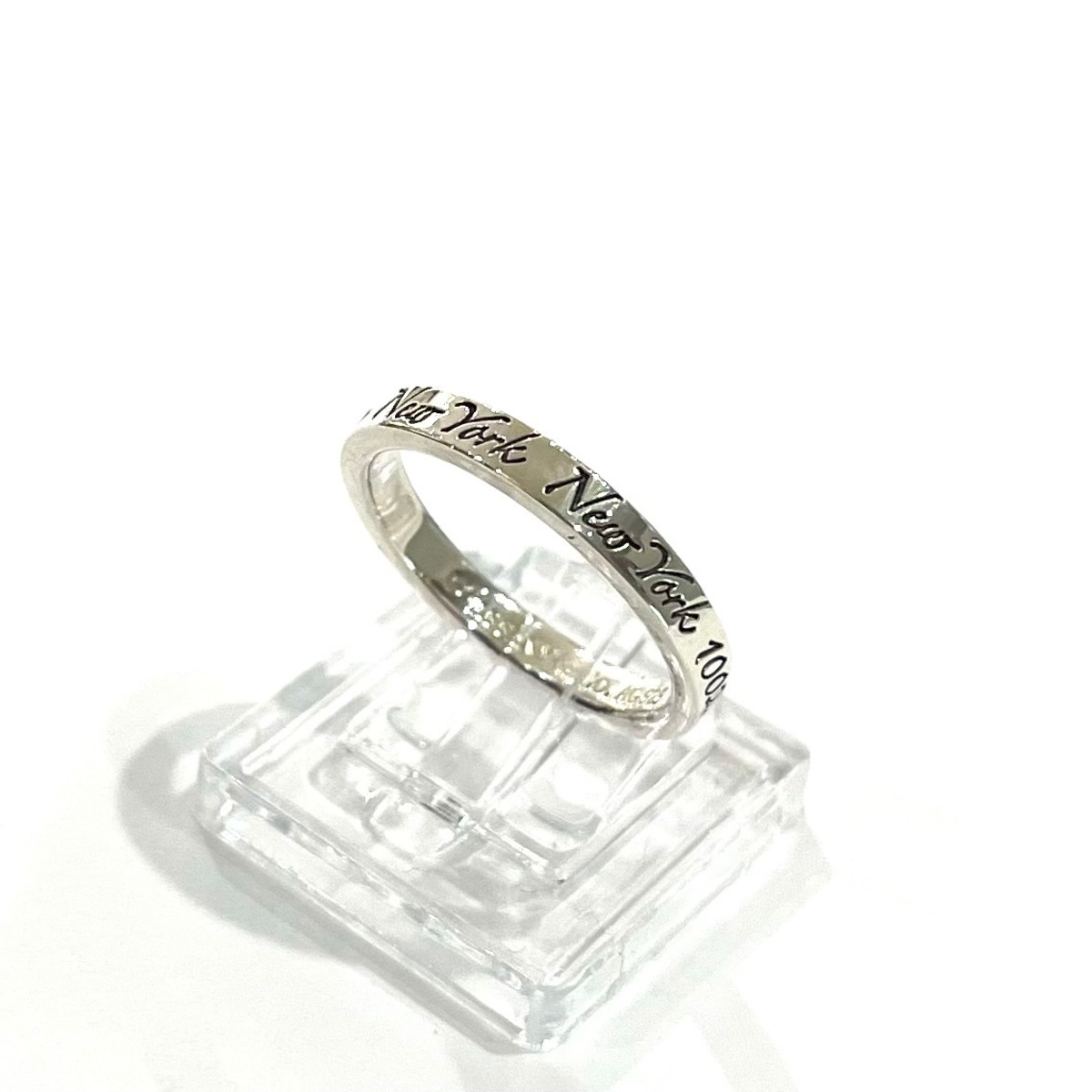 TIFFANY＆CO】【12号】2393 ティファニーaddressナローリング 指輪 