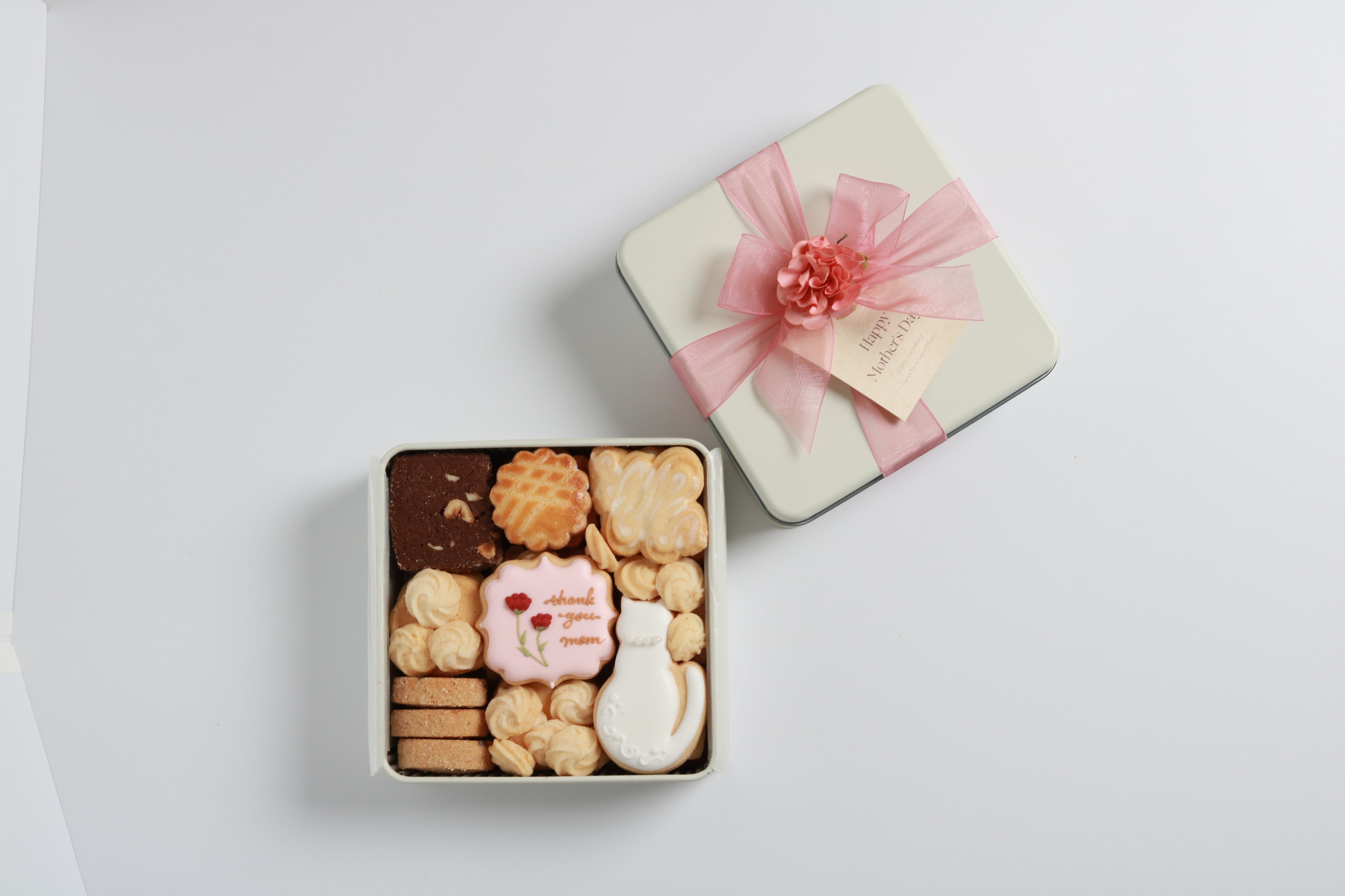 母の日クッキー缶