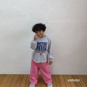 送料無料【予約】ANDBUTTER/ Slub Cotton Pants