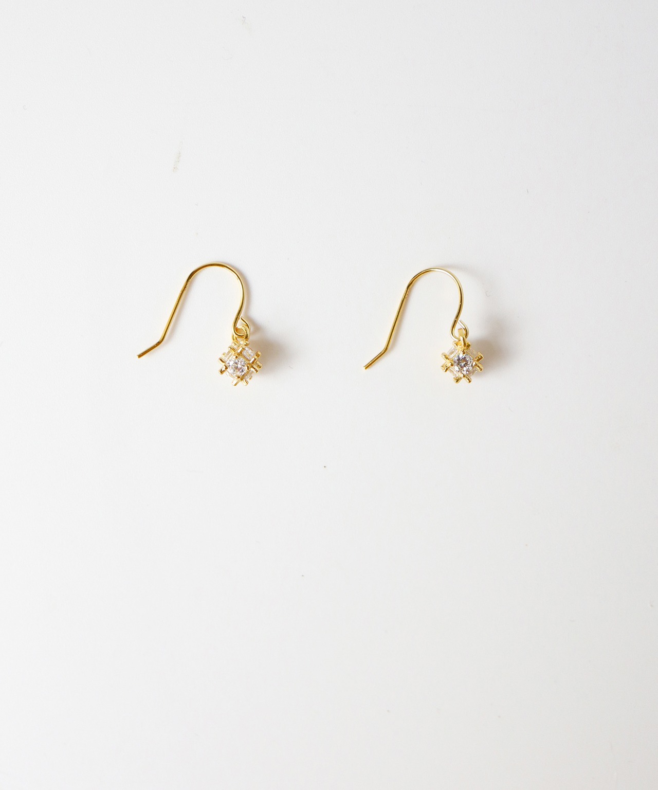 S925ジルコニアフックピアス/019267