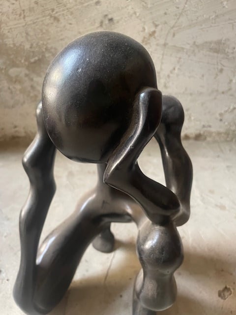 NEW【セネガル木彫り】考える人 -Senegal Wood Carving- | TERANGA