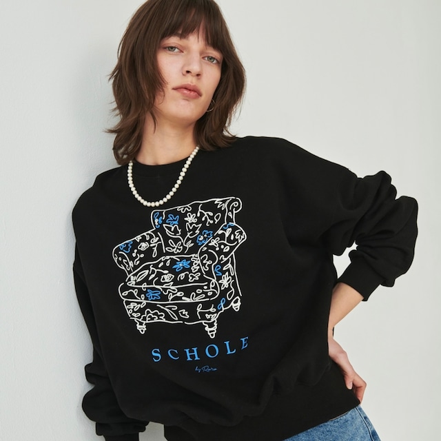 [RONRON] COUCH SWEATSHIRT BLACK 正規品 韓国ブランド 韓国代行 韓国通販 韓国ファッション トレーナー