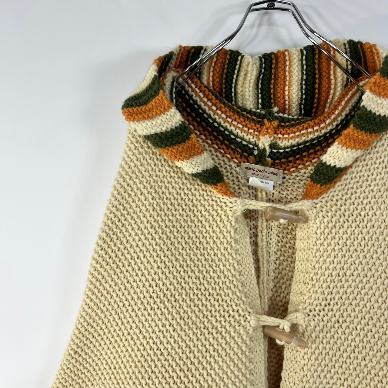 イタリア製 maria paola ニット ポンチョ