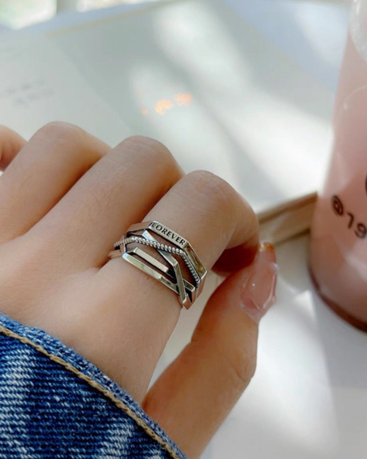 フォエバーシルバーリング A0403 - 5