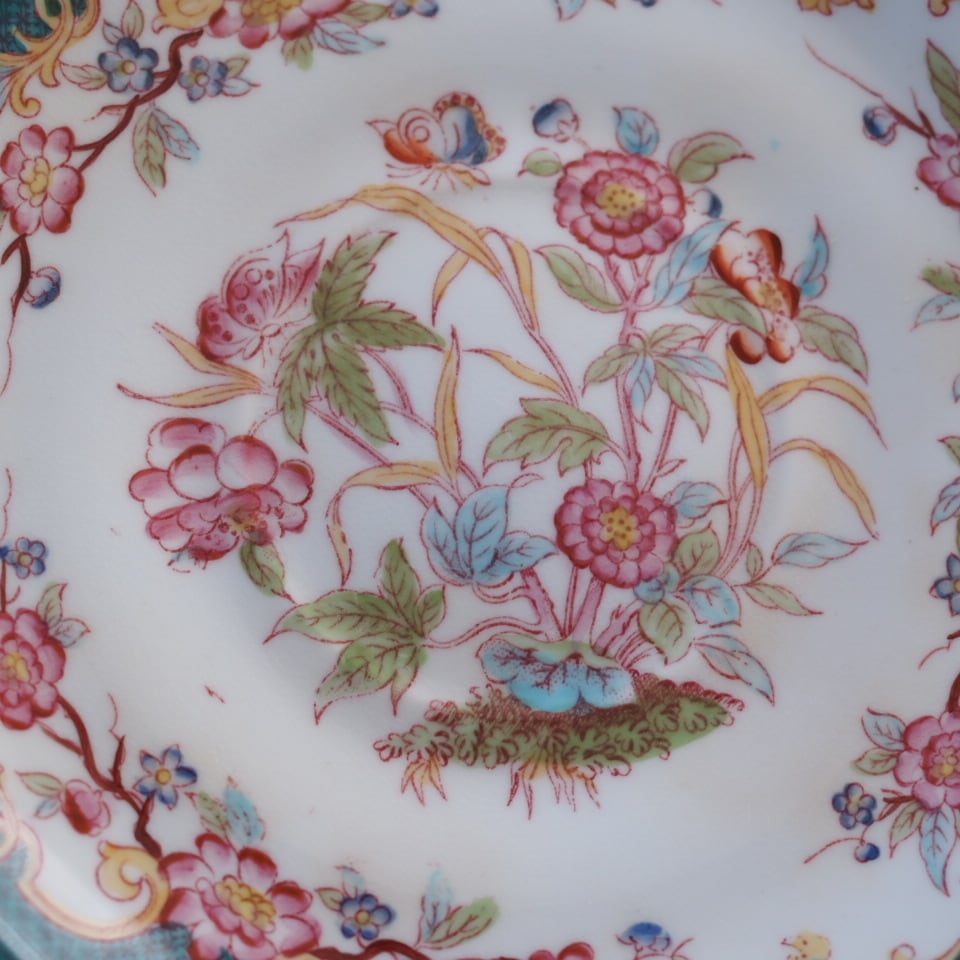 希少フランスアンティーク サルグミンヌ ミントン215 ソーサー F2