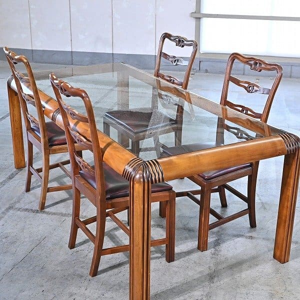 VARO,S.A. VALENTI バロッサバレンティ ガラス センターテーブル