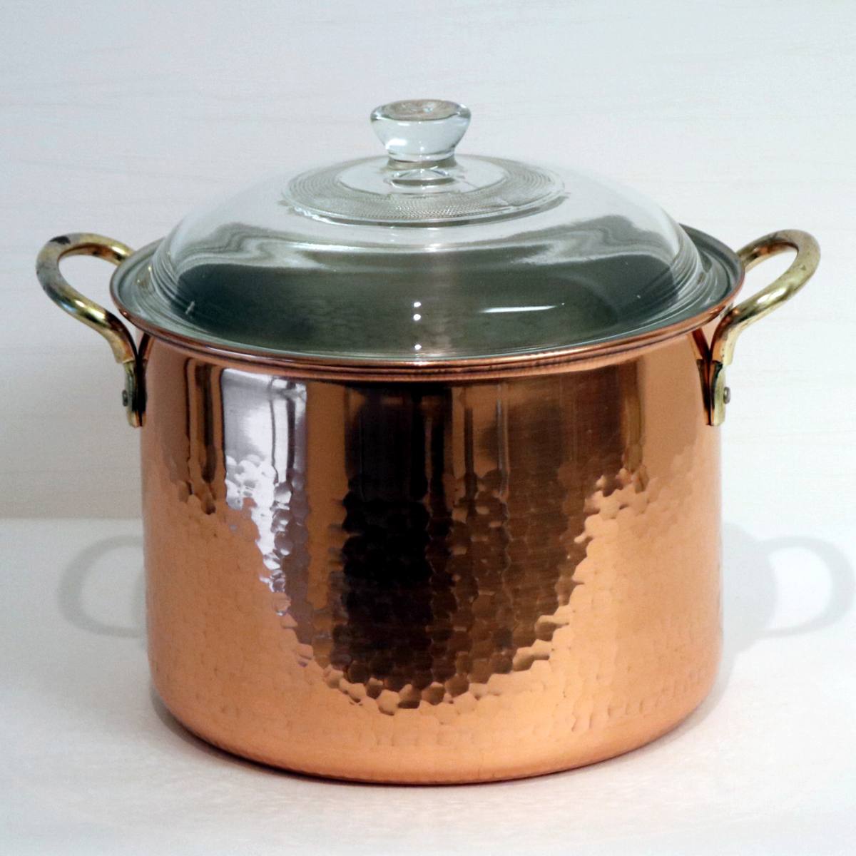 槌目・銅鍋・22cm・No.200619-34・梱包サイズ80 | リサイクルショップ