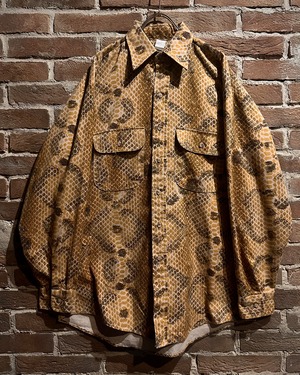 【Caka act3】Python Total Pattern Loose L/S Shirt