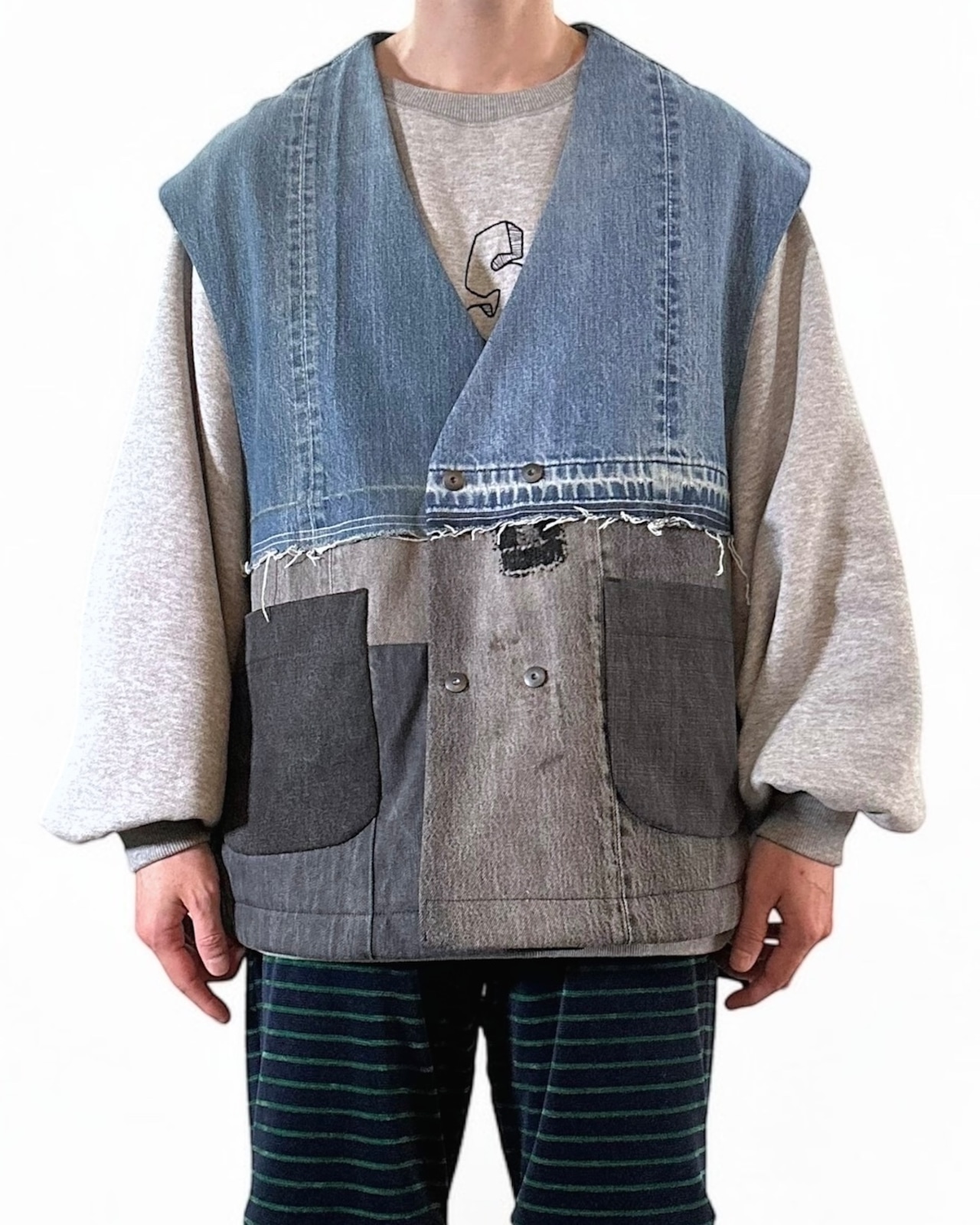 MK27A-V-02  RE-CLOAK-VEST  #MIX