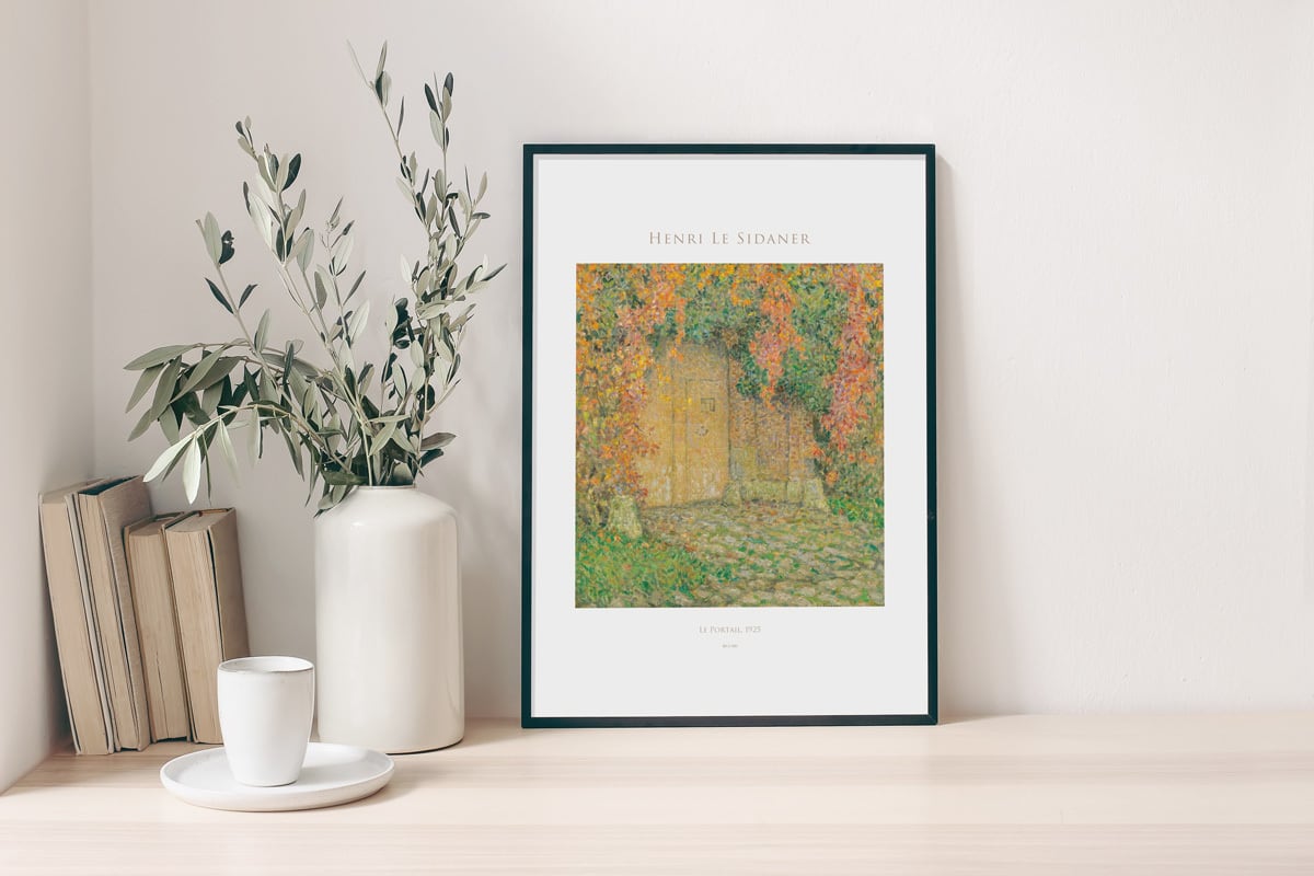 アンリ・ル・シダネル ゲート アートポスター 風景画 名画 絵画 アンリ・ル・シダネル ゲート アートポスター 風景画 名画 絵画
