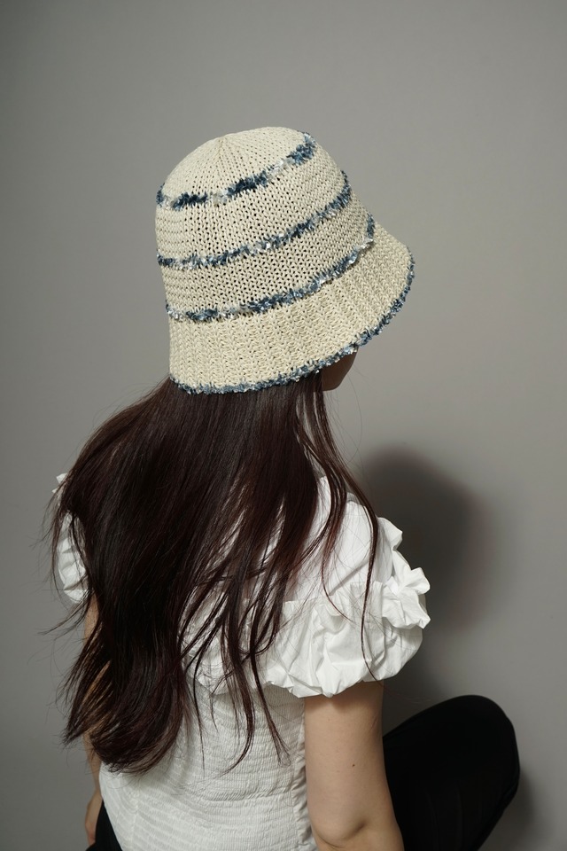 LINE HAT (WHITE ) 2405-11-40