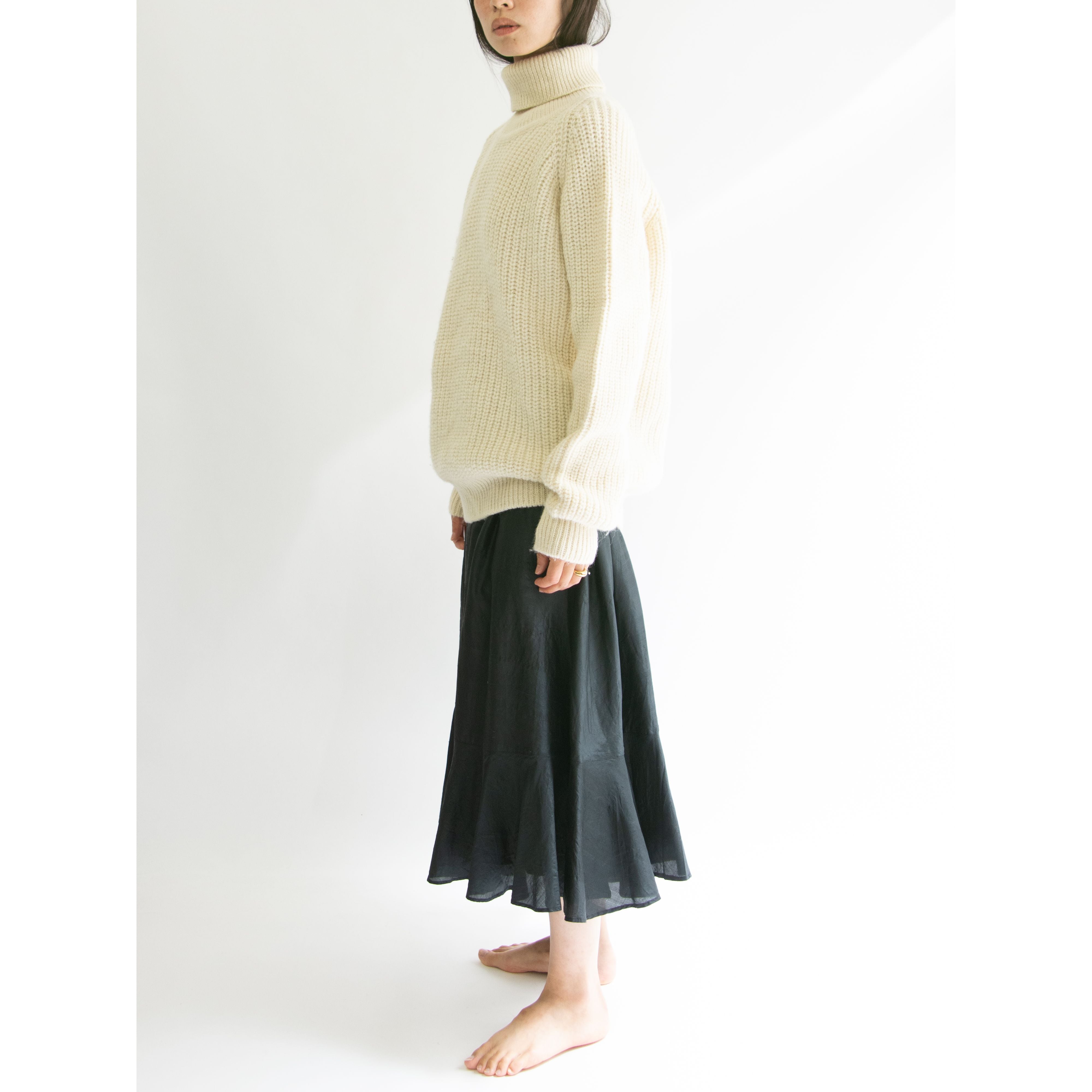 【KENZO JAP】Made in Japan 70-80's 100% Silk Flare Skirt（ケンゾージャップ 日本製 シルクフレアスカート）