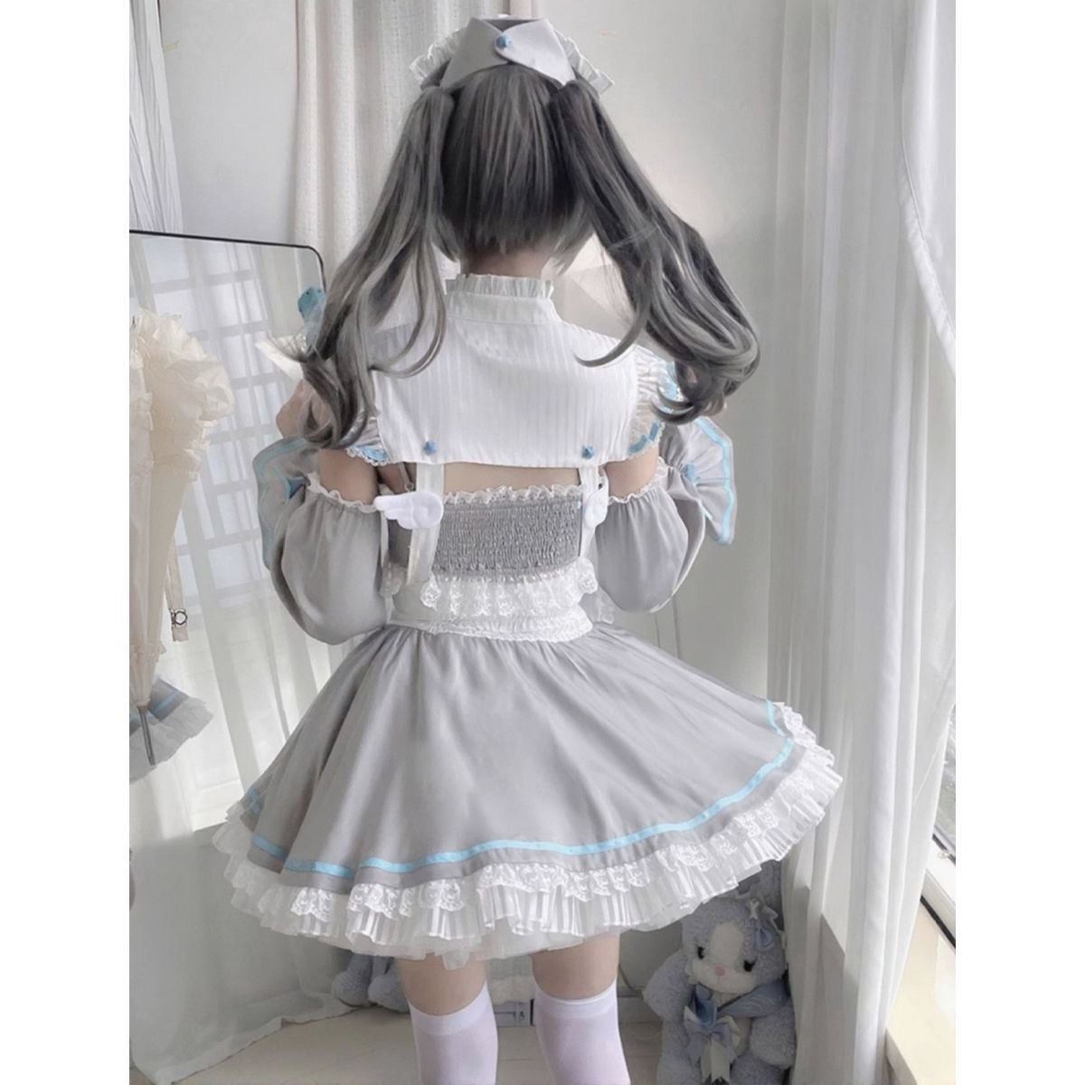 天使のカルテ ・ナースエプロン付きフリルドレスセット | Maiden's Rêve