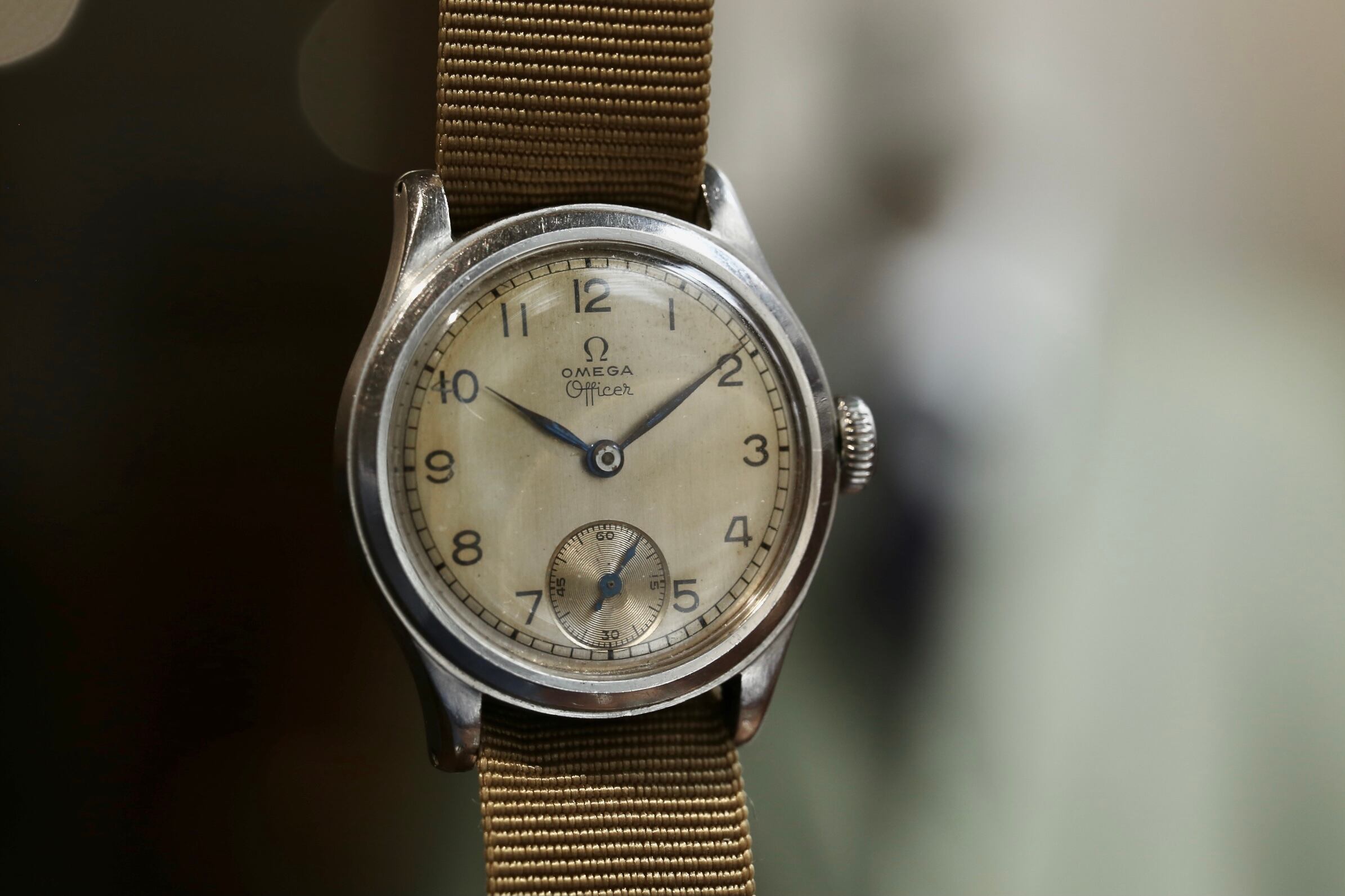 OMEGA】 1940's オメガ オフィサー スウェーデンモデル ホワイト OMEGA】 1940's オメガ オフィサー スウェーデンモデル ホワイト