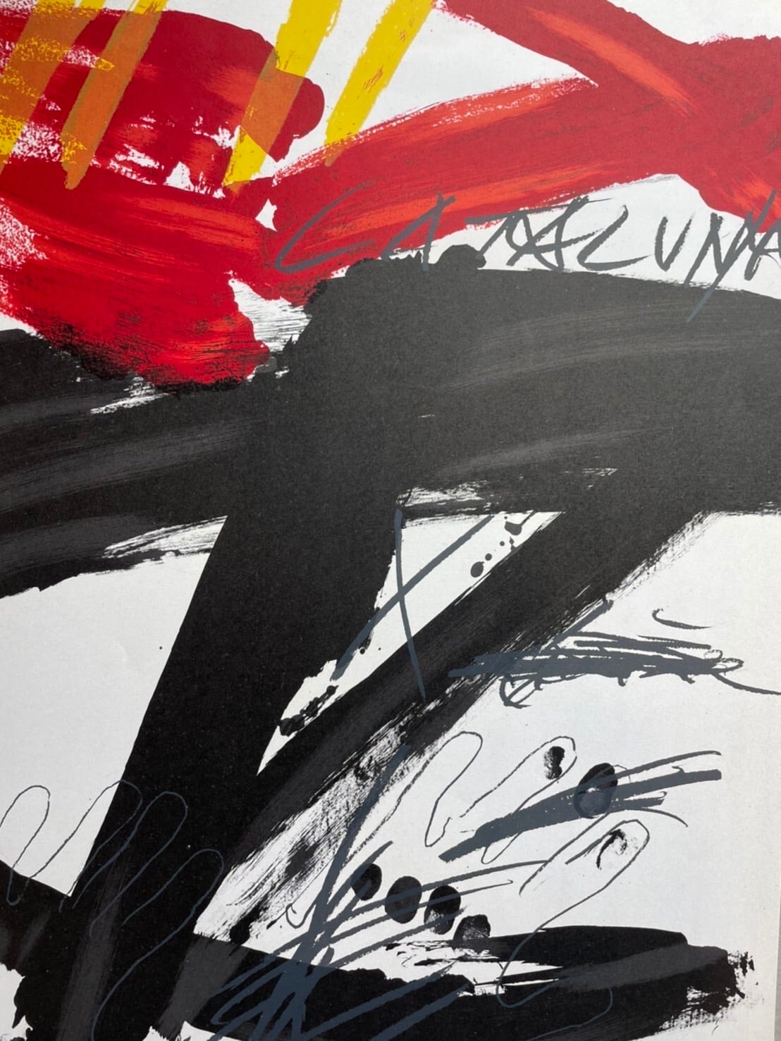 アントニオ・タピエス リトグラフポスター Objets et Grands Formats