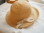 60’s America Straw hat with ribbon