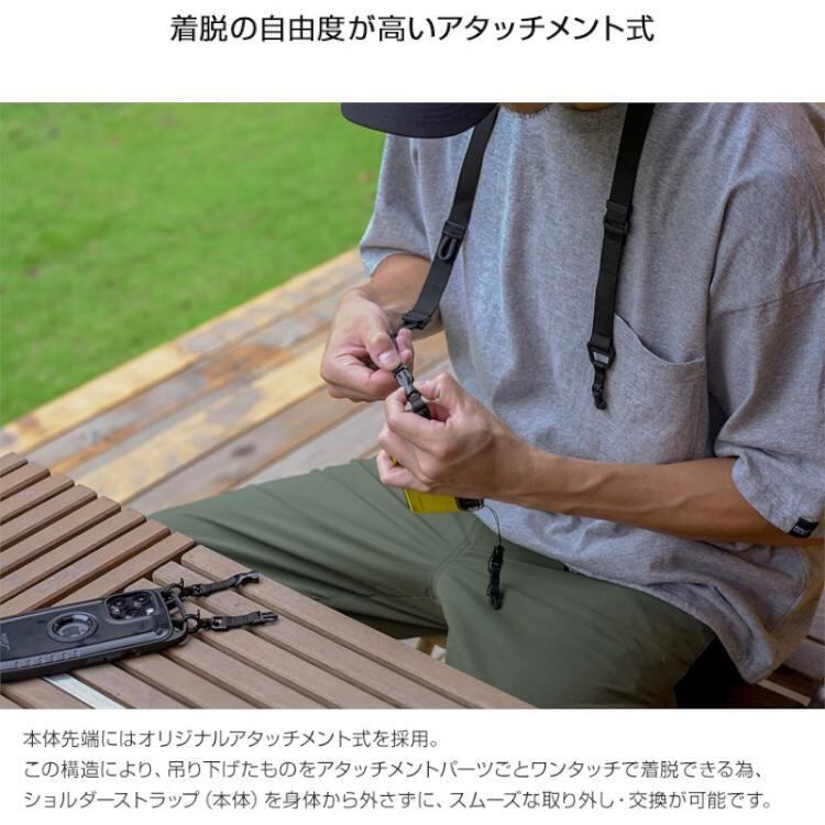 【名作】SHAREEF シャリーフ　ドロップショルダー MA-1 sankyo shokai スマホ ショルダーストラップ ギャザー