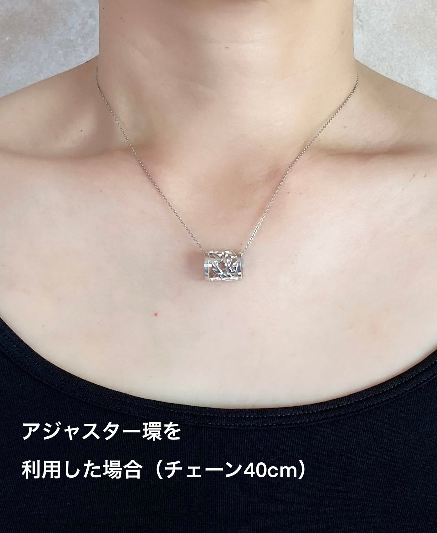 名前彫刻入り シルバー925 チェーン付きアラビア語彫刻ネックレス（J
