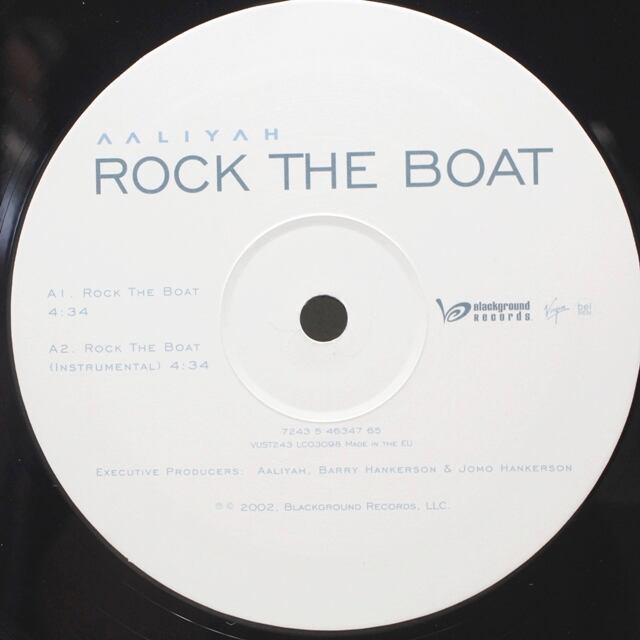 Aaliyah / Rock The Boat [VUST 243, 7243 5 46347 65] - 画像3