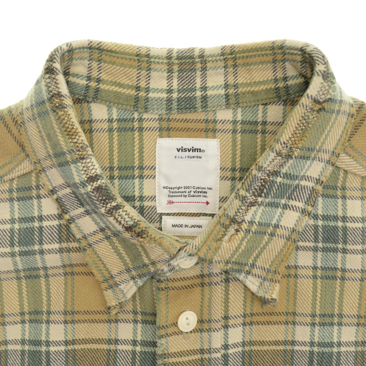 visvim 3 IVORY LUMBER SHIRT L/S CRASH