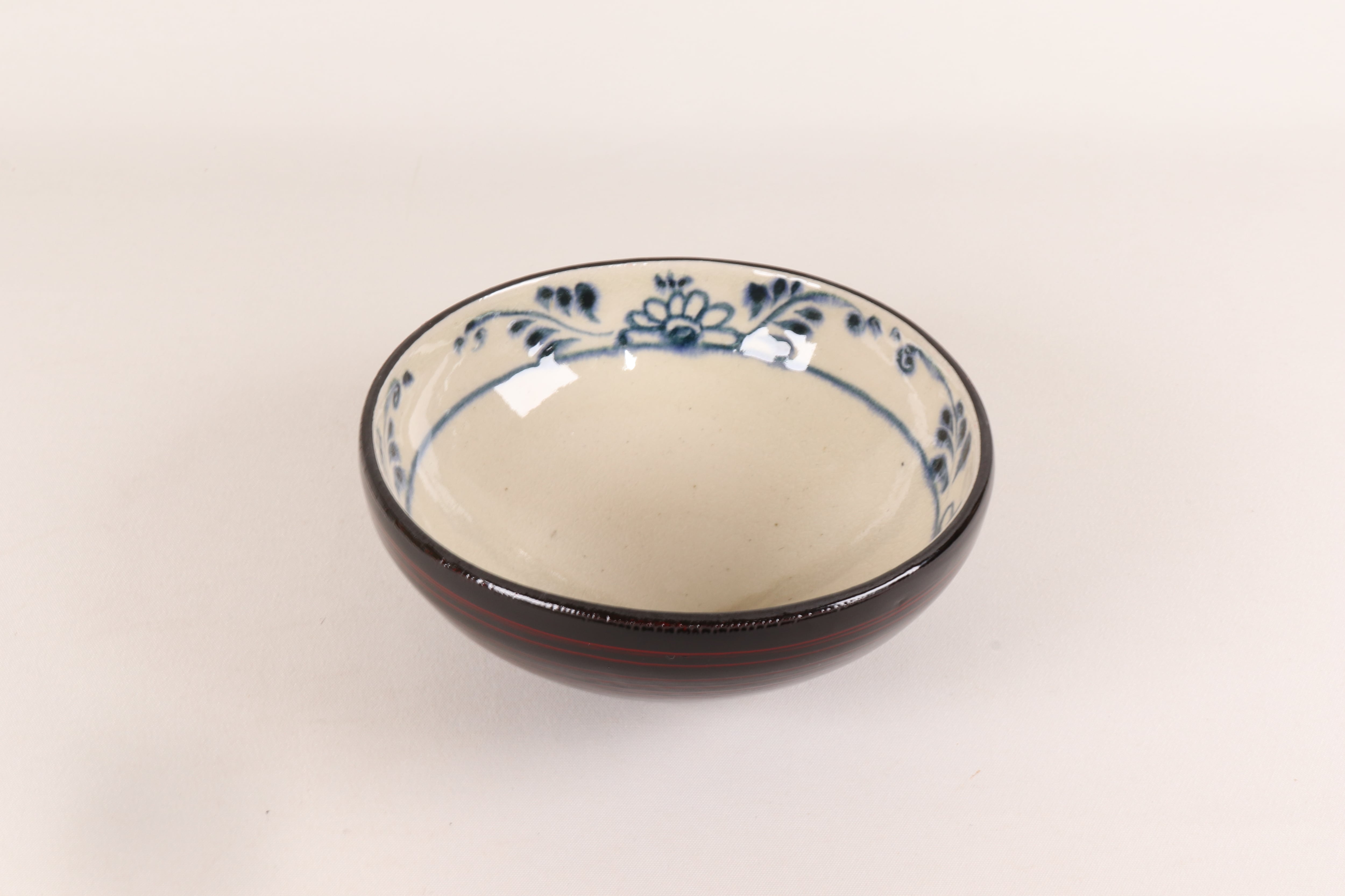 漆陶 ボール小 コマスジ 渕唐草【限定品】