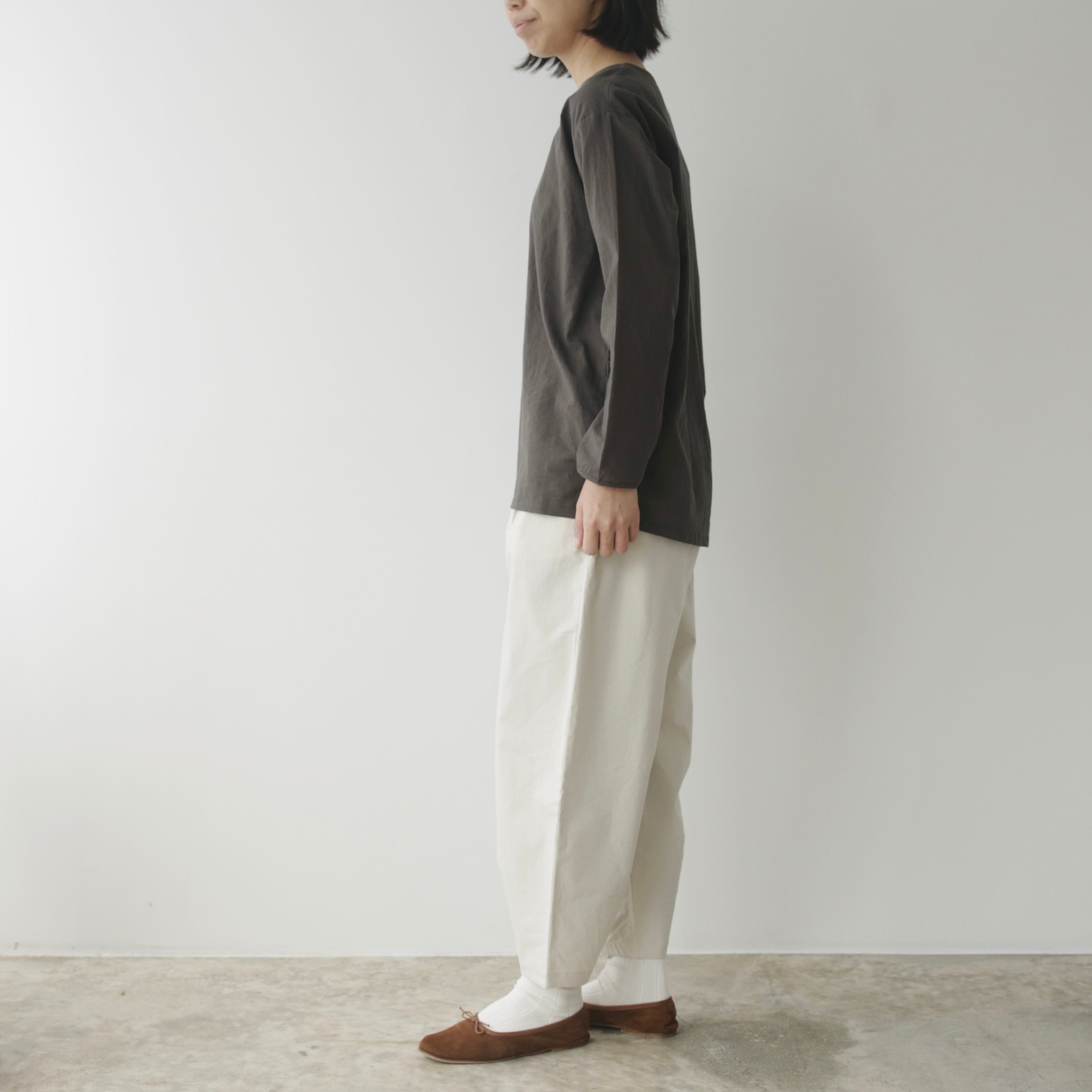 evameva コットンクロップドパンツ | Vie