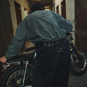 リバーシブル ディストレスド ロングスリーブT A2052