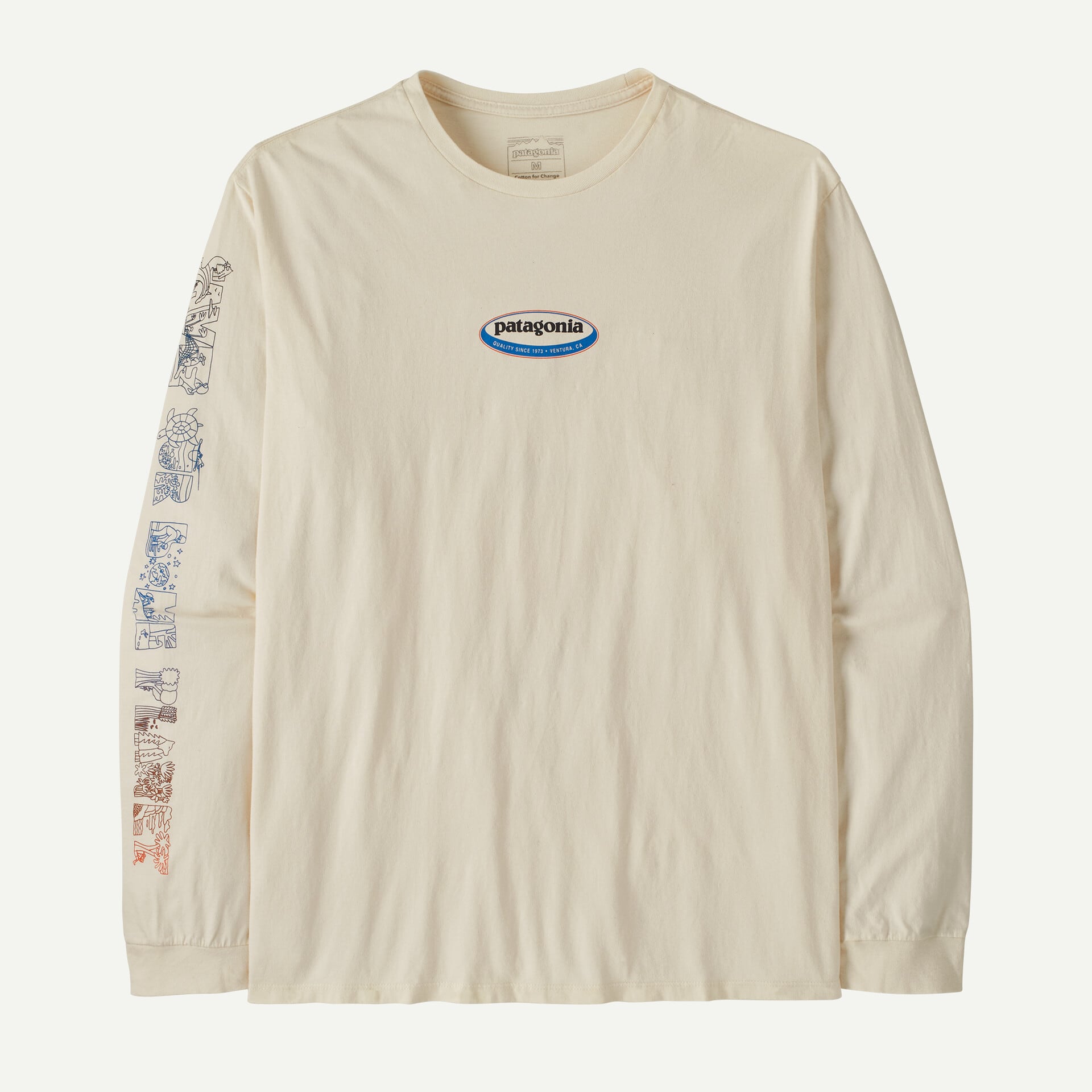 patagonia パタゴニア / メンズ・ロングスリーブ・ロング・ウェイ・ラウンド・オーガニック・Tシャツ #UDNL