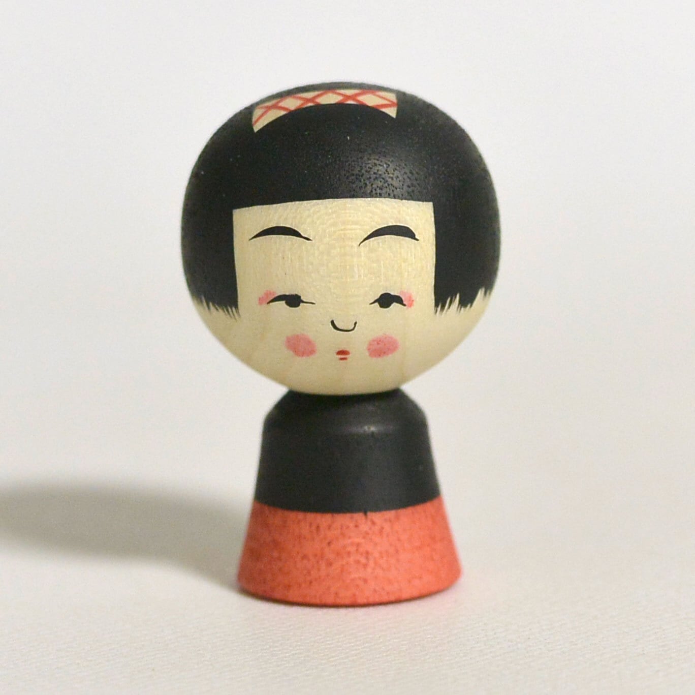 【ミニこけし】鈴木明　お布団&眠りこけし 小寸こけし（ミニこけし） 約1寸 約3.5cm 鈴木明 工人（作並系）#2267