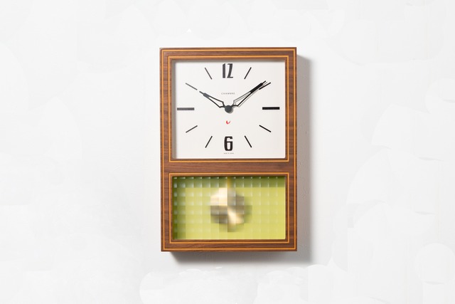 振り子時計 GLASS PENDULUM CLOCK CLASSIC  【WALNUT】
