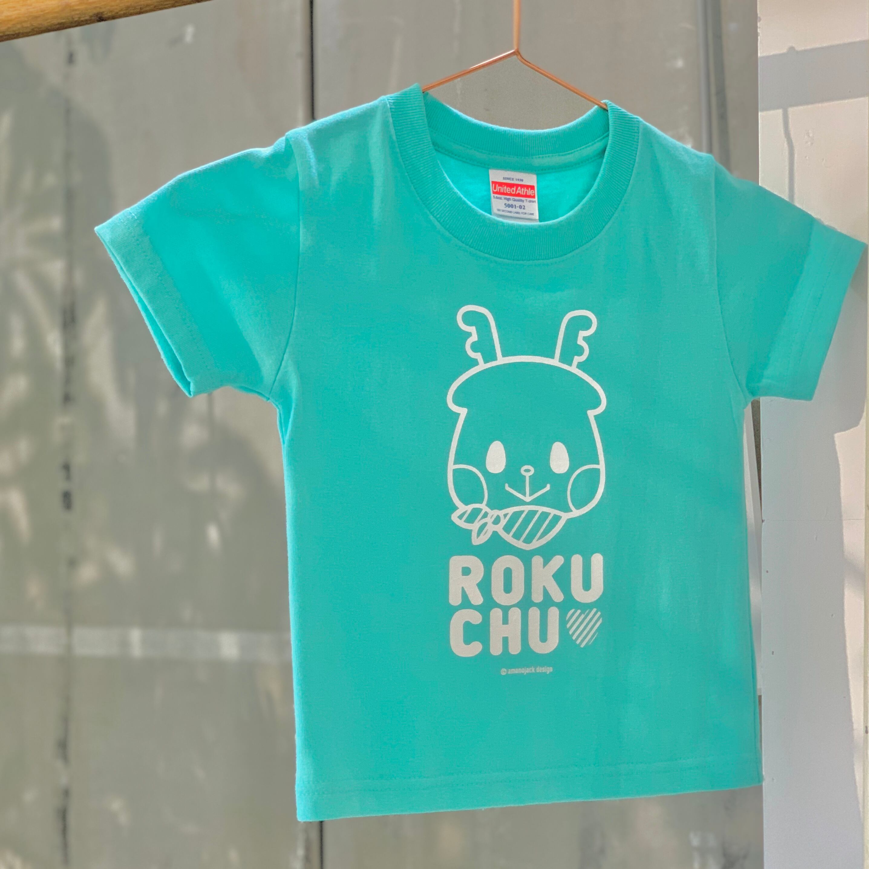 Tシャツ_ROKU CHU♡ | ROKU SHOP ｜鹿キャラクター「ロク」のグッズ専門店