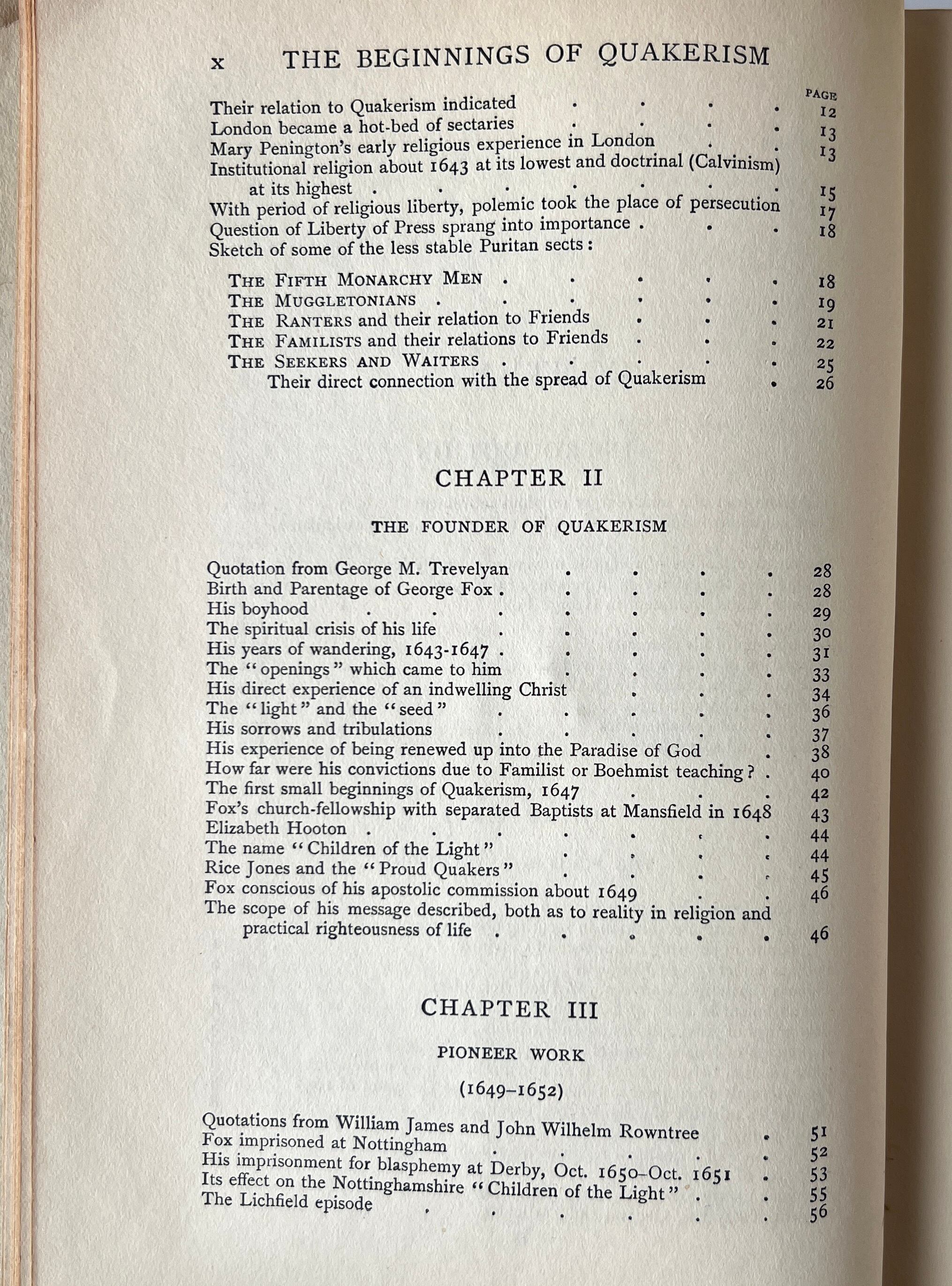 The Beginnings of Quakerism / William C. Braithwaite / Macmillan and Co., Limited