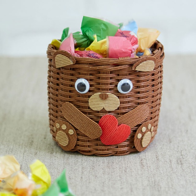 自分で作る くまさんの小物入れ ミニ バスケット 手作りキット かご エコクラフト 自由研究 趣味 手芸 サステナブル かんたん 幸せデリバリー ギフト 結婚式アイテム 手芸用品の通販 自分で作る くまさんの小物入れ ミニ バスケット 手作りキット かご エコクラフト 自由研究 趣味 手芸 サステナブル かんたん 幸せデリバリー ギフト 結婚式アイテム 手芸用品の通販