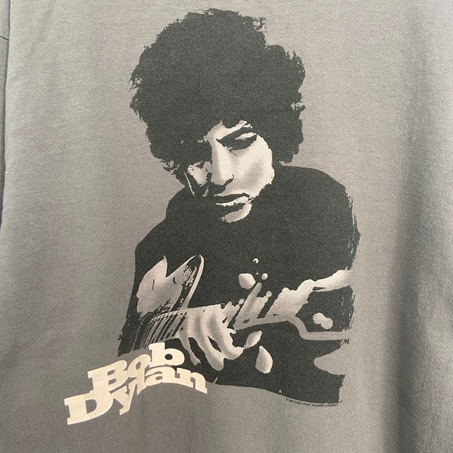 90s USA製 Bob DylanプリントロンT バンドT スリーブ XL
