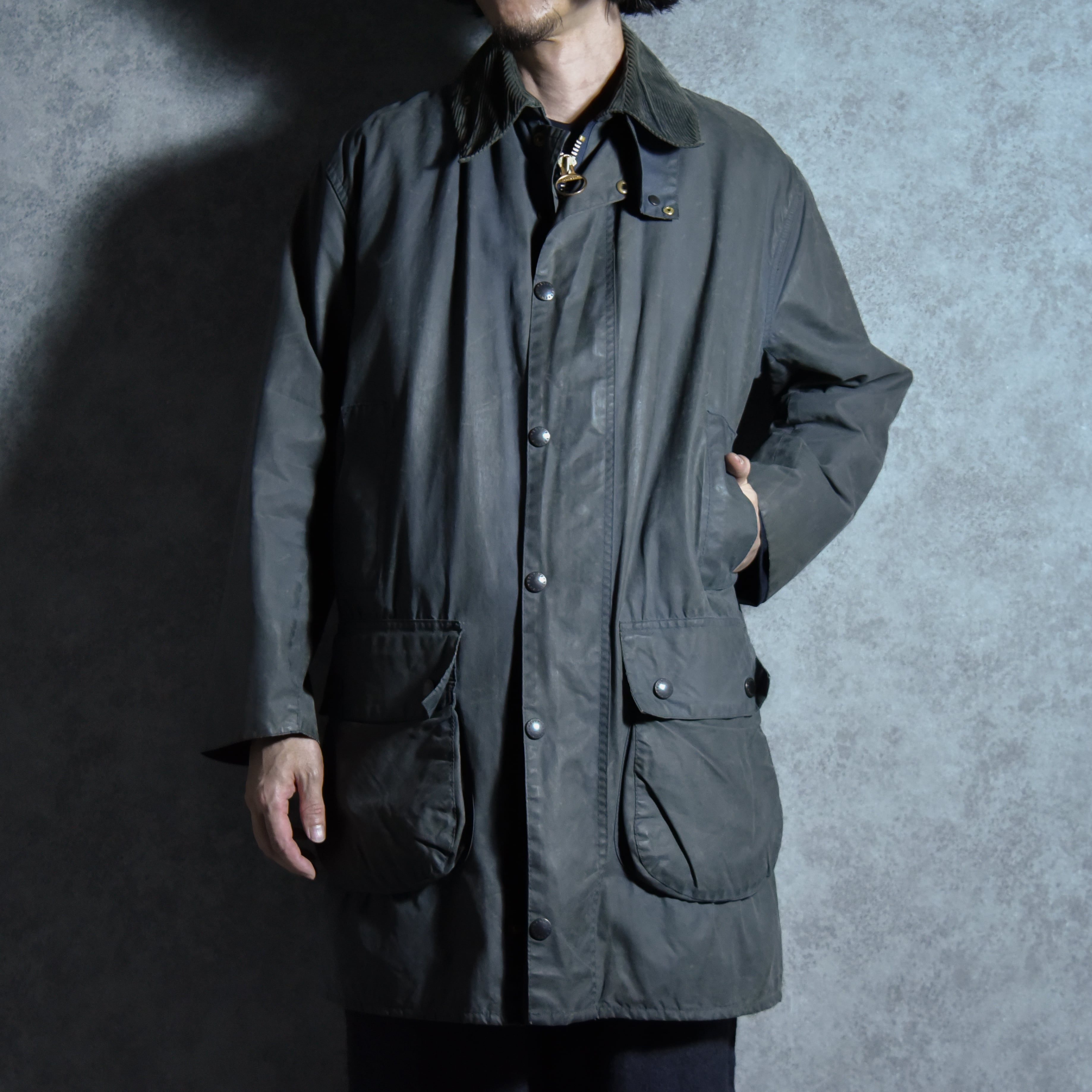 期間限定~2026/1/4】80-90s Barbour BORDER バブアー ボーダー 3