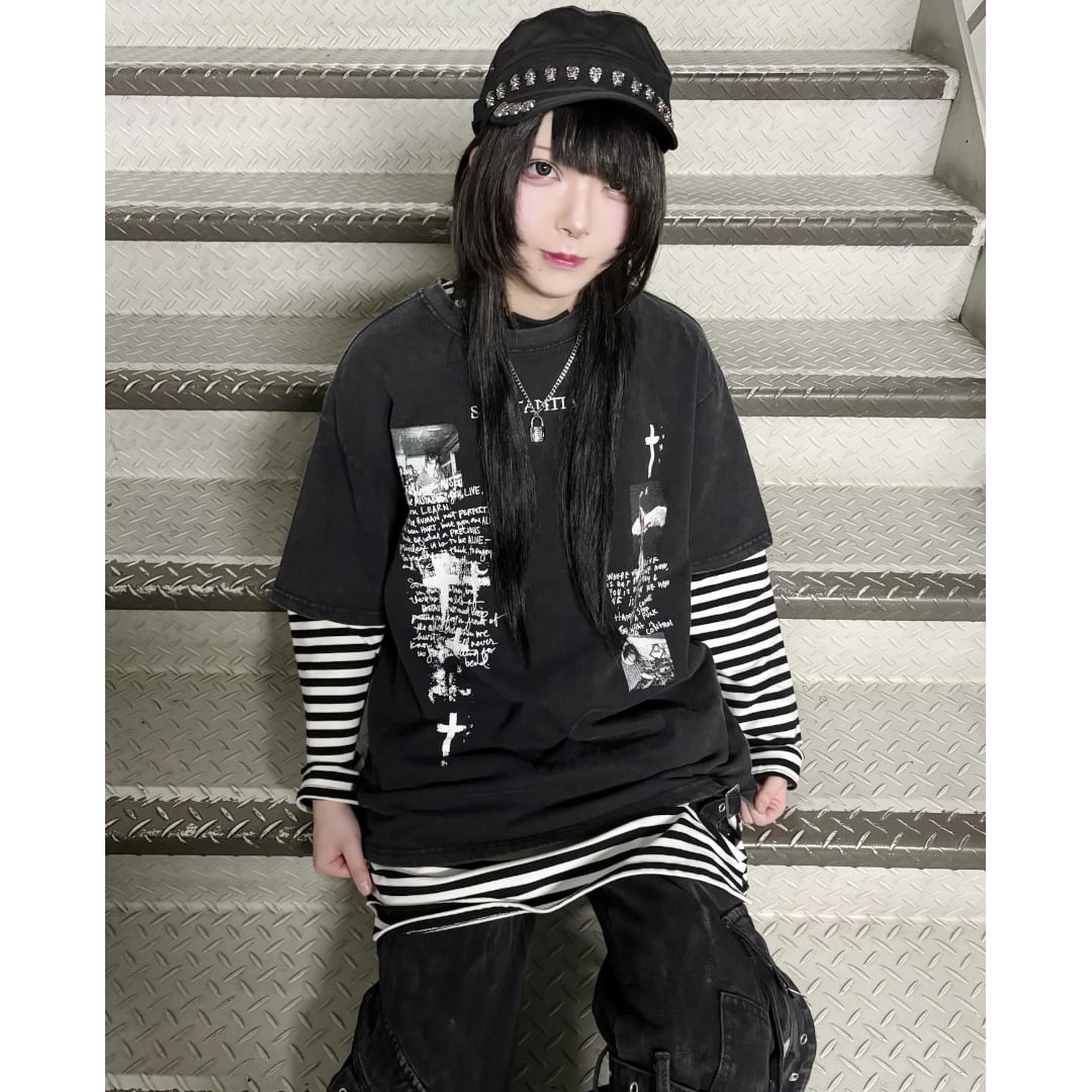【新作】Cross Rock Wash BIG Tシャツ