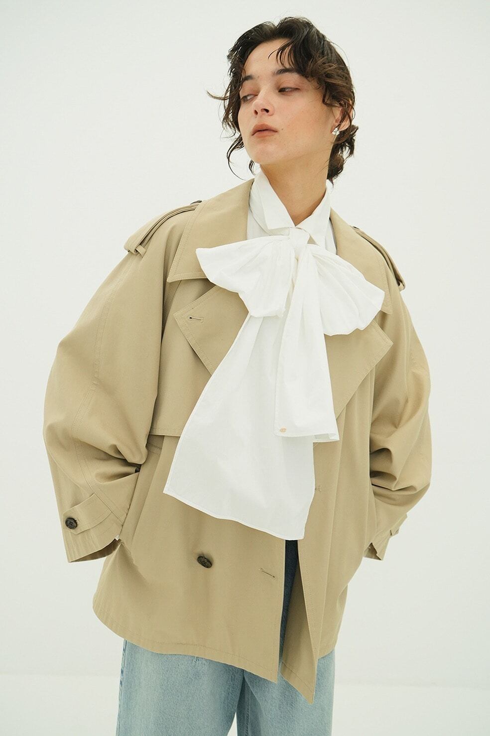 CLANE(クラネ) OVER SHORT TRENCH COAT | サウスオレンジ｜メンズ
