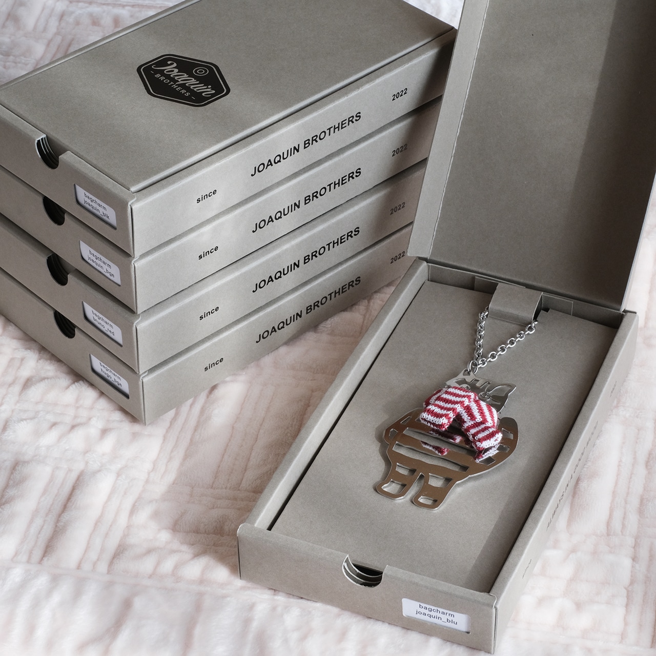 Joaquin Brothers バッグチャーム_ブルーノ(ブルー)