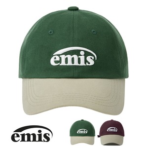 EMIS NEW LOGO MIX BALL CAP (wflagsemis-003) emis エミス イミス 正規品 送料無料 韓国 キャップ 帽子 ベージュ ワイン 紫外線 レディース メンズ 人気 韓国ファッション 春 夏 秋 冬 韓国ブランド K-POPアイドル