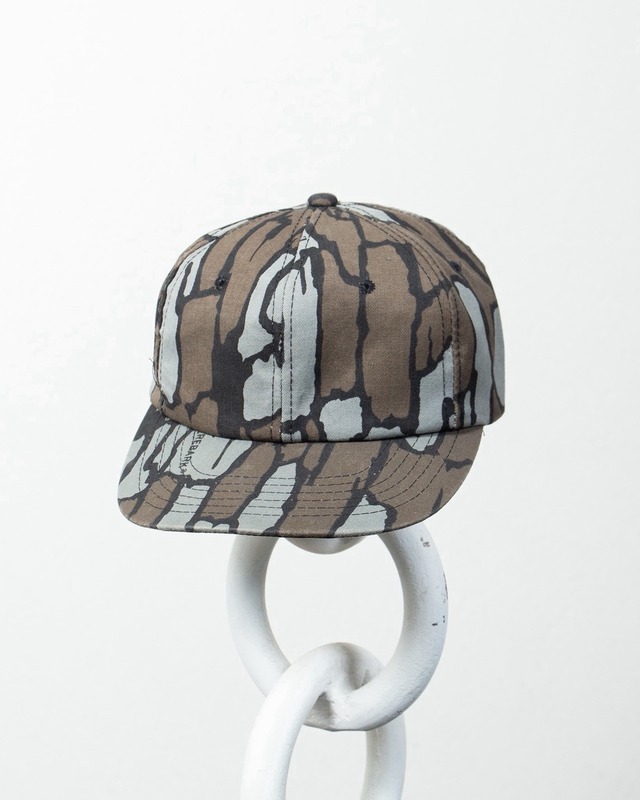 camouflage printed 6-panel cap